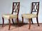 Regency Style Lattice Back Dining Chairs, Set of 2 2