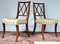 Regency Style Lattice Back Dining Chairs, Set of 2 20