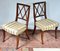 Regency Style Lattice Back Dining Chairs, Set of 2 1