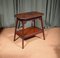 Victorian Walnut Splay Leg Occasional Table with Chip Carved Gothic Decoration, 1870 1