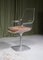 Rotating Acrylic and Cast Aluminium Desk Chair with Suede Seat, 1970s, Image 2