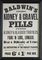 Vintage Victorian Baldwins Pills Framed Posters, 1895, Set of 6 6