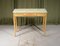 Mesa auxiliar Regency de madera satinada y mármol sintético de finales del siglo XX de Colefax & Fowler, Imagen 1