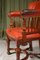 Victorian Mahogany and Leather Desk Chair by Chamberlain, King & Jones, Birmingham, 1890s 7