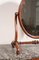 William IV Mahogany Oval Swing Dressing Mirror with Foxed Mercury Plate, 1835, Image 2