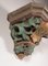 19th Century Painted Plaster Corbel or Wall Bracket with Gilt Armorial, 1860s 4