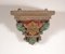 19th Century Painted Plaster Corbel or Wall Bracket with Gilt Armorial, 1860s 6