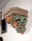 19th Century Painted Plaster Corbel or Wall Bracket with Gilt Armorial, 1860s 3