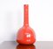 Grand Vase Rouge en Céramique par Leon Goossens 3