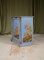 Chinoiserie Light Blue & Gilt Lacquer Cupboard, 1900s, Image 4