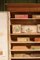 Alacena de cedro con cajas para puros, años 20. Juego de 16, Imagen 9