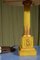 Lámpara de mesa francesa Toleware de columna corintia, años 50, Imagen 2