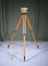 British Theodolite Mounted on Military Tripod from Berger & Sons, 1940s 1