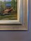 Red Houses in Nature, 1950s, Oil on Board, Framed 8