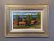 Red Houses in Nature, 1950s, Oil on Board, Framed 9
