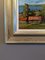 Red Houses in Nature, 1950s, Oil on Board, Framed 6