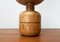 Lámpara de mesa escandinava vintage de bambú y madera, años 70, Imagen 22