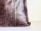 Vintage Brown Leather Cushion, Image 9