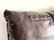 Vintage Brown Leather Cushion 6