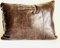 Vintage Brown Leather Cushion 2