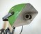 Industrial Green Enamel Scissor Wall Lamp, 1950s, Image 18