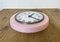 Vintage Pink East German Bakelite Wall Clock from Weimar, 1980s 14