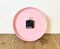 Vintage Pink East German Bakelite Wall Clock from Weimar, 1980s 20