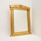 Espejo italiano neoclásico de madera dorada, años 30, Imagen 1