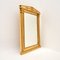Espejo italiano neoclásico de madera dorada, años 30, Imagen 2