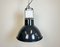 Lámpara colgante francesa industrial esmaltada de Mazda, años 60, Imagen 2