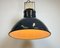 Lámpara colgante francesa industrial esmaltada de Mazda, años 60, Imagen 13