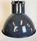 French Industrial Dark Blue Enamel Pendant Lamp from Mazda, 1960s 4