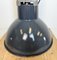 Lámpara colgante francesa industrial esmaltada de Mazda, años 60, Imagen 15