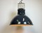 French Industrial Dark Blue Enamel Pendant Lamp from Mazda, 1960s 11