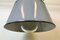 Large Industrial Grey Enamel and Cast Iron Pendant Light from Elektrosvit, 1960s 6