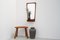 Modern Danish Teak Wall Mirror with Drawer, 1960s. 10