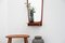 Modern Danish Teak Wall Mirror with Drawer, 1960s. 11