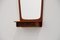 Modern Danish Teak Wall Mirror with Drawer, 1960s. 2