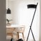 Floor Ka Lamp Black with Vegan Leather Tray by Woodendot 8