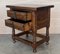 20th Century Spanish Nightstands with Two Drawers and Iron Hardware, 1920, Set of 2 8