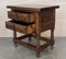 20th Century Spanish Nightstands with Two Drawers and Iron Hardware, 1920, Set of 2, Image 8