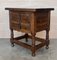 20th Century Spanish Nightstands with Two Drawers and Iron Hardware, 1920, Set of 2, Image 5
