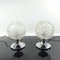 Lampade da tavolo vintage in vetro a bolle di Doria Leuchten, anni '70, set di 2, Immagine 5