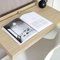 Alada White Pigmented Oak Floating Folding Desk from Woodendot 5