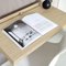 Alada White Pigmented Oak Floating Folding Desk from Woodendot, Image 5