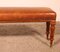Walnut and Leather Bench, 1800s, Image 9