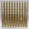 Aero Foil Decorative Wall Object with Brass Ventilation Plates on Macrolon, 2019 1