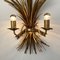 Hollywood Regency 2-Flame Wall Light with Wheat Ears, 1970s 6