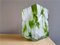 Portuguese Green Spatter Splatter Glass Vase by Marinha Grande, 1970s, Image 1