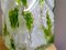 Portuguese Green Spatter Splatter Glass Vase by Marinha Grande, 1970s 11
